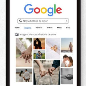 Google Theme Personalized Photo Frame – (A4 Size)